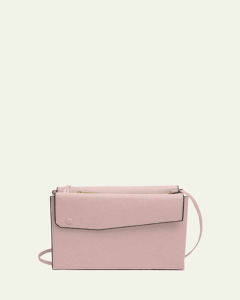 Trio Pouch Calfskin Crossbody Bag